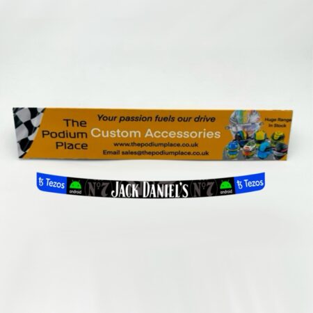 2023 Lando Norris McLaren Vegas 1:2 Mini Helmet Visor Strip