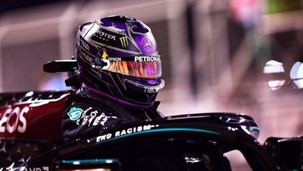Lewis Hamilton 1:2 SCALE F1 HELMET 2020 Abu Dhabi Visor Tear Off x 2 Accessory - Image 3