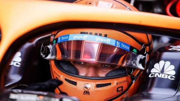 Lando Norris 2022 Miami 1:2 Mini Helmet McLaren Upgrade Bundle - Image 11