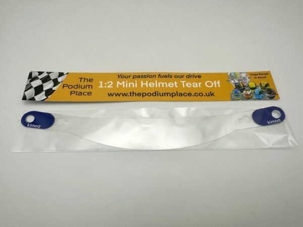 Fernando Alonso 1:2 Scale Mini Helmet 2022 Visor Tear Off x 2 Accessory - Image 5