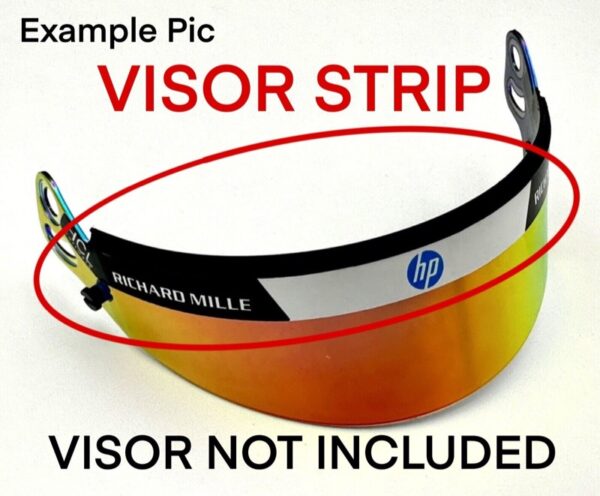Lewis Hamilton 1:2 Mini Helmet Petronas Visor Strip - Image 4
