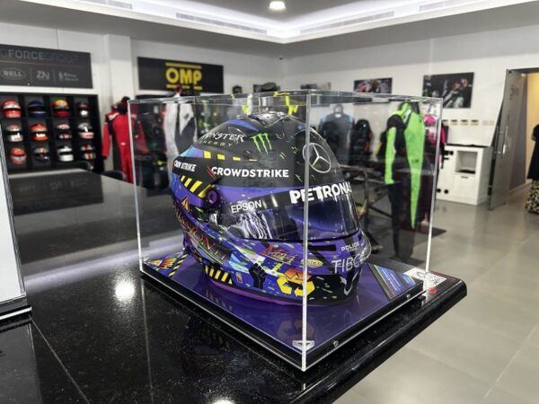 Lewis Hamilton 1:2 Mini Helmet Petronas Visor Strip - Image 6