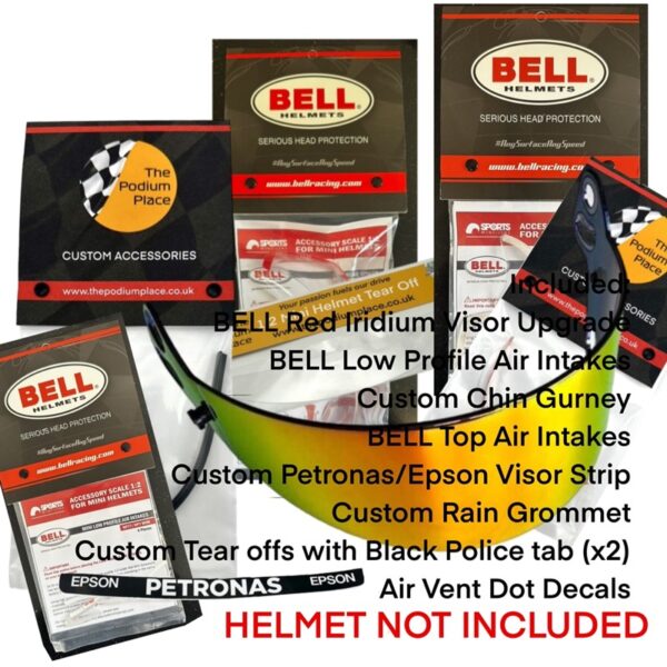 Lewis Hamilton 2020 BLM 1:2 Mini Helmet Upgrade Bundle - Image 2