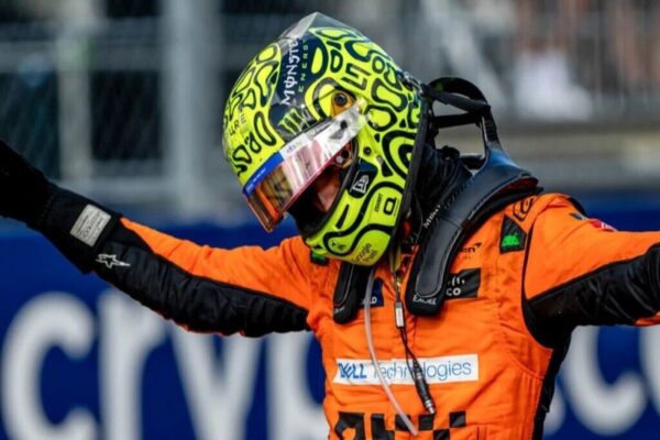 Lando Norris 2024 Season 1:2 BELL Miami Win Mini Helmet McLaren Upgrade Bundle - Image 7