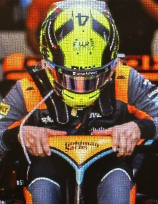 Lando Norris 2023 Season 1:2 Mini Helmet Fully Upgraded - Image 6