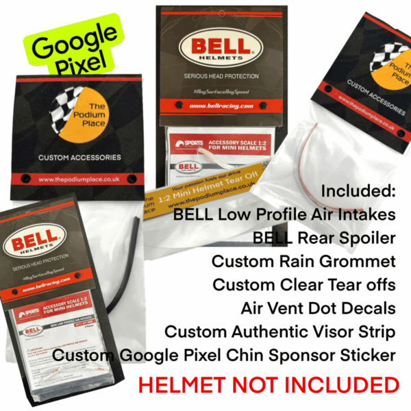Lando Norris 2024 Season 1:2 BELL Miami Win Mini Helmet McLaren Upgrade Bundle - Image 2