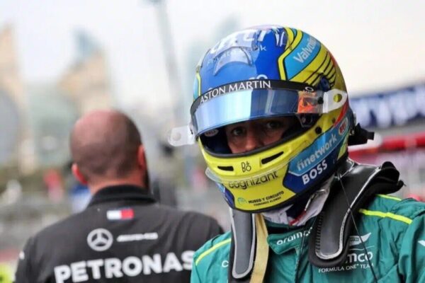 Fernando Alonso 2024 Upgrade Matte 1:2 Mini Helmet Visor Strip - Image 6