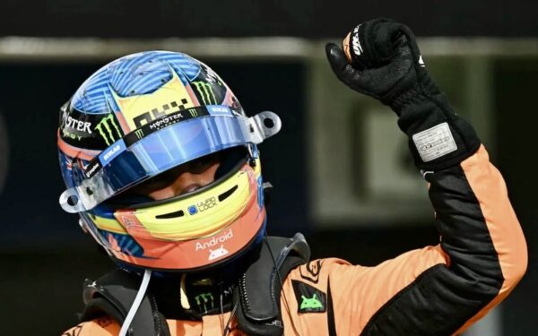 Oscar Piastri 2024 Season Fully Upgraded 1:2 Mini Helmet Hungary First Win - Image 9