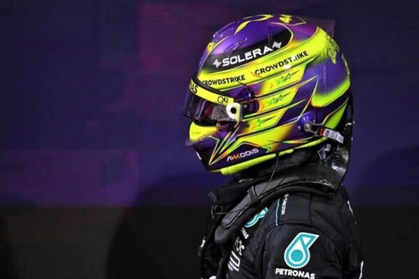 Lewis Hamilton 2024 1:2 Mini Helmet with Upgrades - Image 9