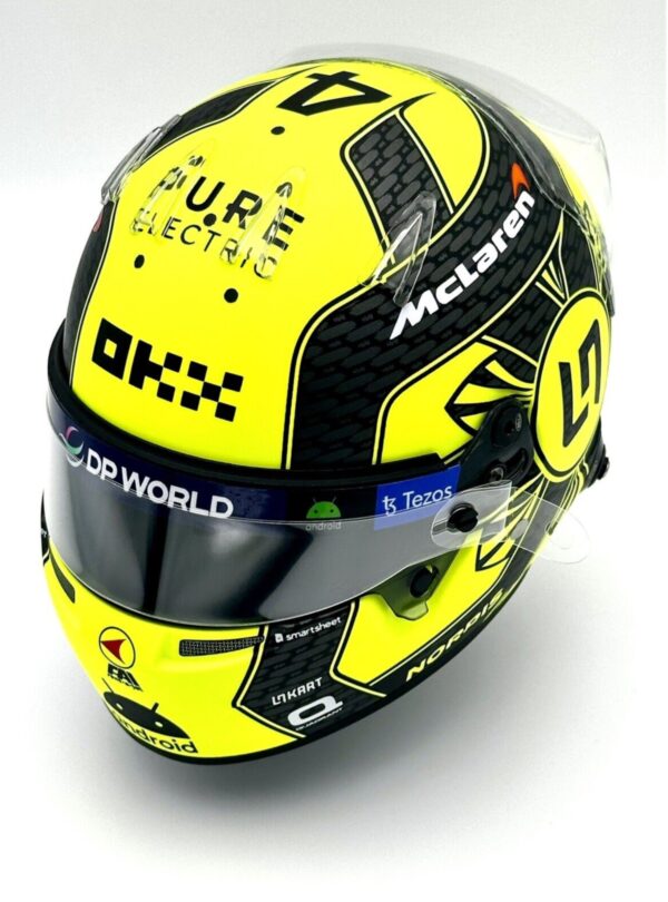 Lando Norris 2023 Season 1:2 BELL Helmet F1 McLaren Upgrade Decals - Image 5
