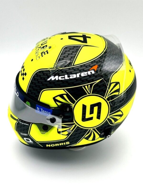 Lando Norris 2023 Season 1:2 BELL Helmet F1 McLaren Upgrade Decals - Image 7
