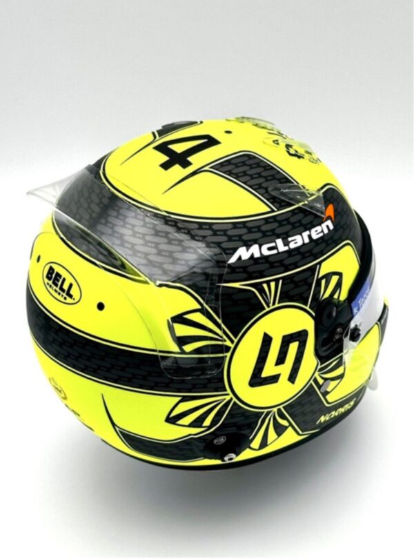 Lando Norris 2023 Season 1:2 BELL Helmet F1 McLaren Upgrade Decals - Image 10