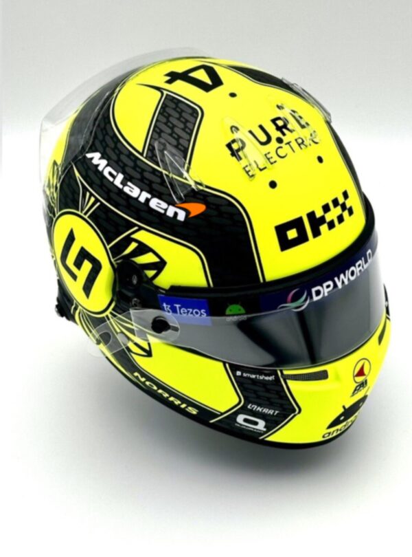 Lando Norris 2023 Season 1:2 BELL Helmet F1 McLaren Upgrade Decals - Image 11