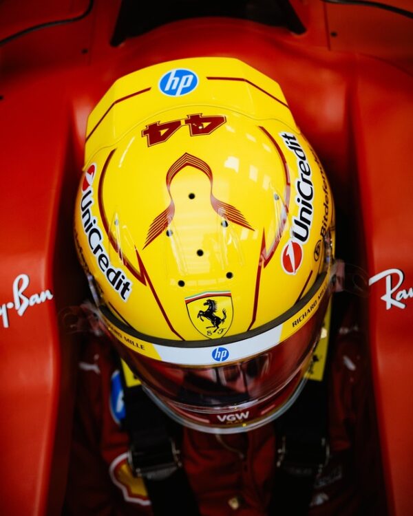 Lewis Hamilton 2025 Ferrari Wings 44 Vinyl Decal Sticker - Image 2