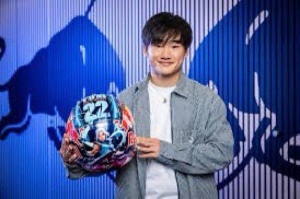 Yuki Tsunoda Signed 2024 Spa 1:2 Mini Helmet - Image 9