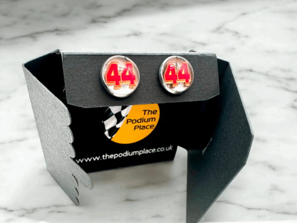 Lewis Hamilton 44 Stud Earrings