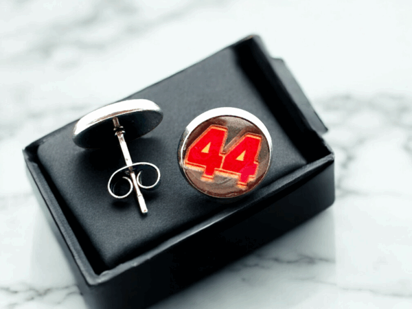 Lewis Hamilton 44 Stud Earrings - Image 3
