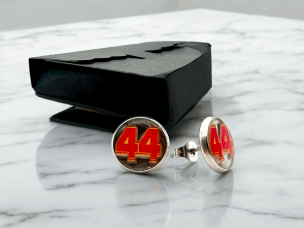 Lewis Hamilton 44 Stud Earrings - Image 5