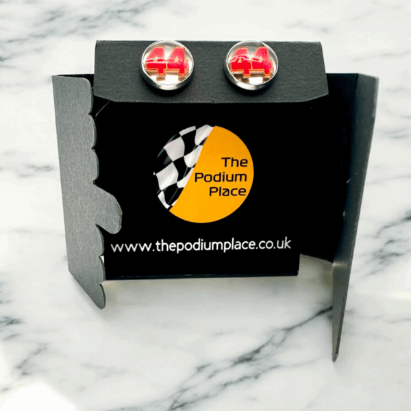 Lewis Hamilton 44 Stud Earrings - Image 15