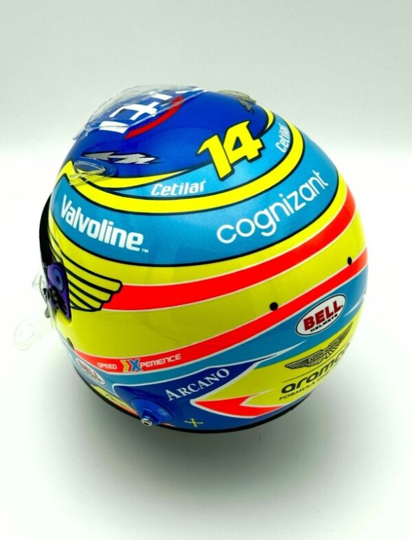 Fernando Alonso 2024 1:2 BELL Helmet Upgrade Bundle - Image 5