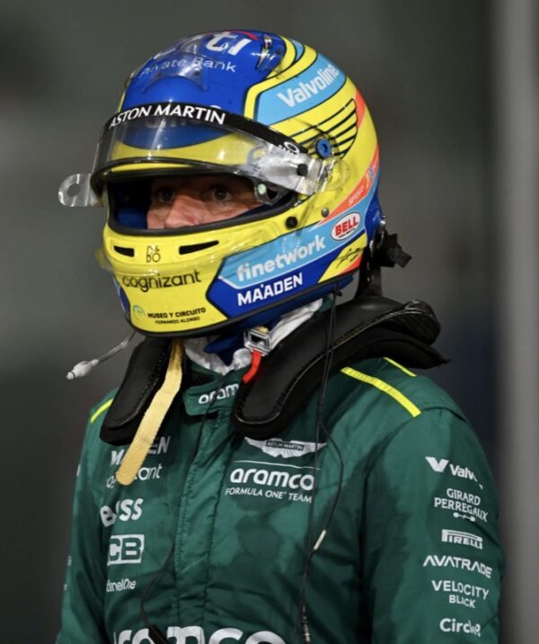 Fernando Alonso 2024 1:2 Season Helmet Fully Upgraded - Image 2