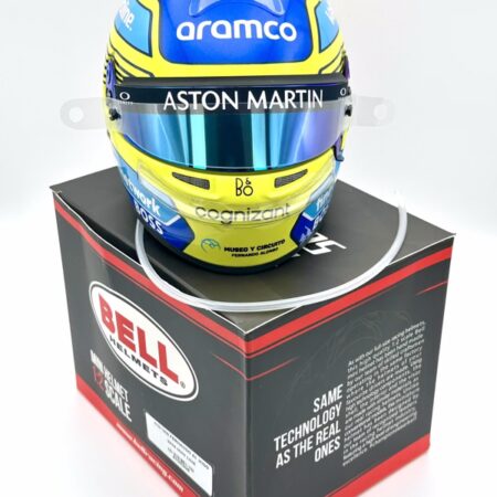 Fernando Alonso 2024 1:2 Season Helmet Fully Upgraded