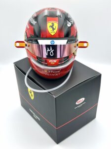 Carlos Sainz 2024 VIP Signed and Upgraded 1:2 Mini helmet