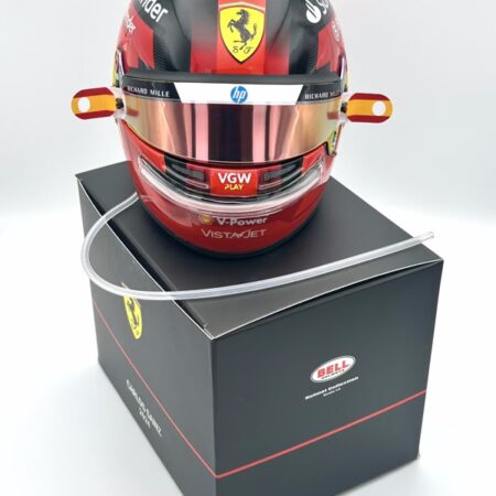 Carlos Sainz 2024 VIP Ferrari Upgraded 1:2 Mini Helmet