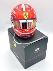 Charles Leclerc Ferrari 2024 Upgraded 1:2 Mini helmet