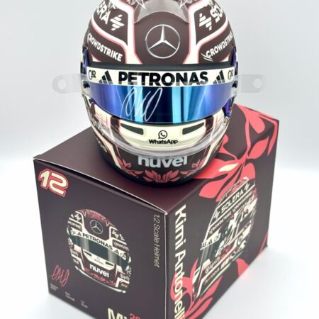 Kimi Antonelli Signed and Upgraded Miami Sprint Pole 1:2 Mini Helmet