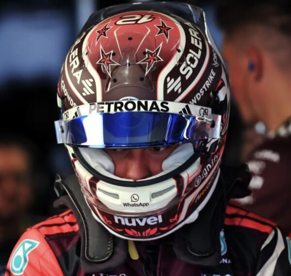 Kimi Antonelli Signed and Upgraded Miami Sprint Pole 1:2 Mini Helmet - Image 11