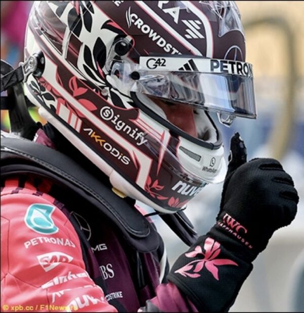 Kimi Antonelli Upgraded 2025 Miami Special Edition 1:2 Mini Helmet - Image 8