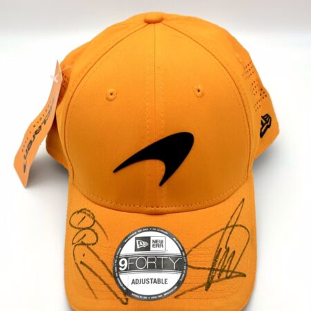 Lando Norris & Daniel Ricciardo Signed McLaren Cap