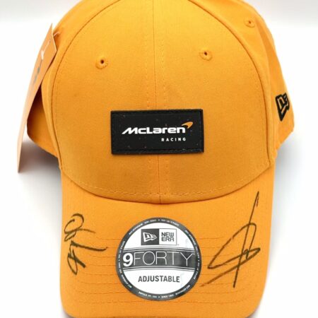 Lando Norris & Oscar Piastri Signed McLaren Cap