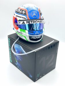 Kimi Antonelli Signed & Upgraded 2025 Season 1:2 Mini Helmet