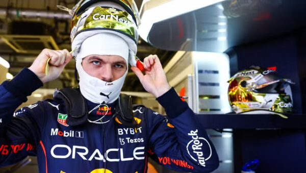 Max Verstappen 2022 Race Used NOMEX Balaclava Hood - Image 7