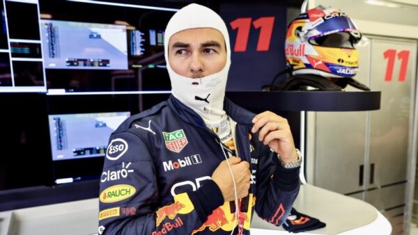 Sergio Perez 2022 Race Used NOMEX Balaclava Hood - Image 7