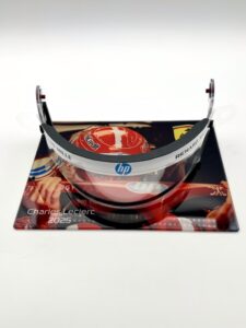 Charles Leclerc 2025 Used Ferrari 1:1 Bell HP77 Visor