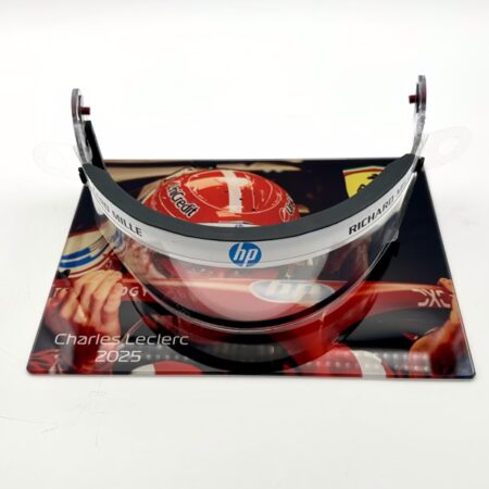 Charles Leclerc 2025 Used Ferrari 1:1 Bell HP77 Visor
