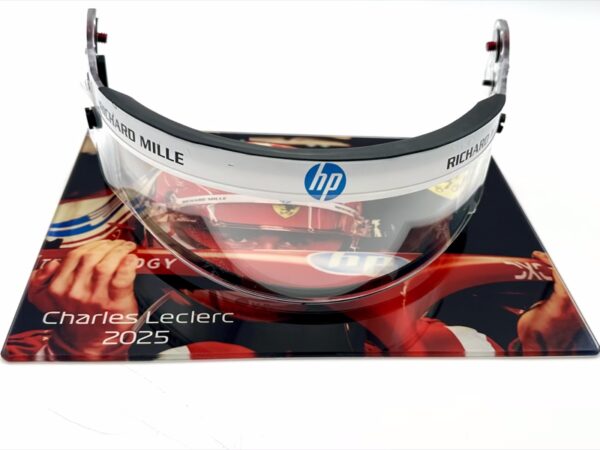 Charles Leclerc 2025 Used Ferrari 1:1 Bell HP77 Visor - Image 5