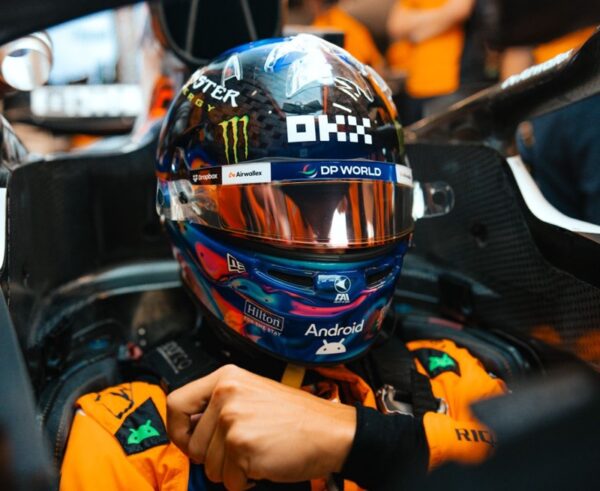 Lando Norris 2024 Singapore Quadrant 1:2 Mini Helmet Fully Upgraded - Image 8