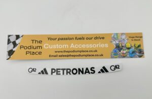 Kimi Antonelli 2025 1:2 Mini Helmet Visor Strip