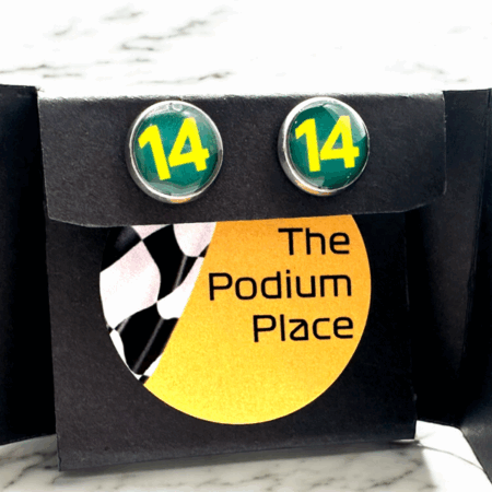 Fernando Alonso 14 Stud Earrings