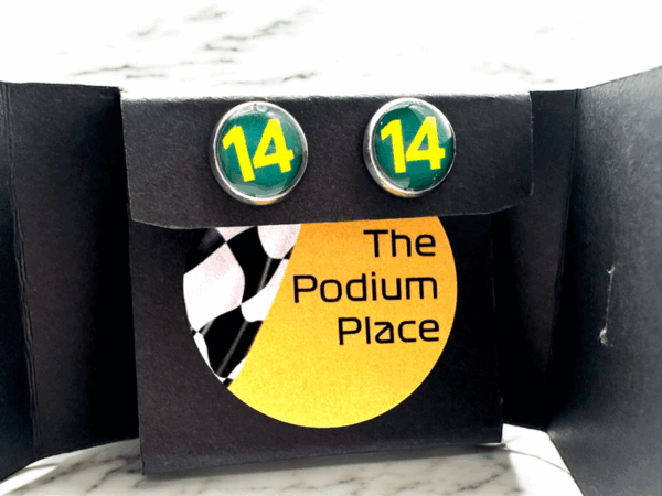 Fernando Alonso 14 Stud Earrings
