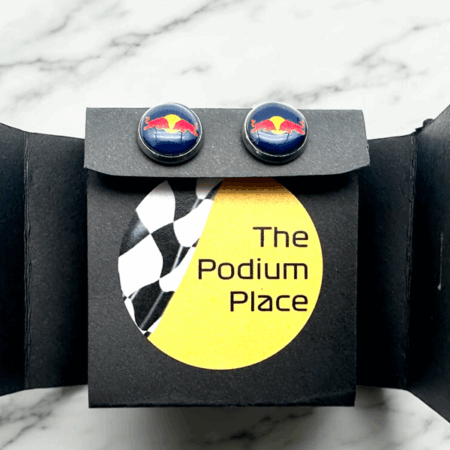 Red Bull Stud Earrings
