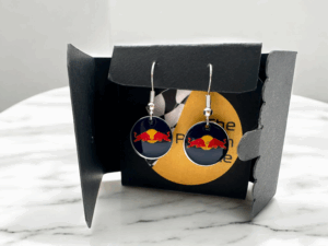 Red Bull Drop/Dangle Earrings