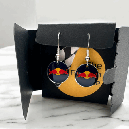 Red Bull Drop/Dangle Earrings