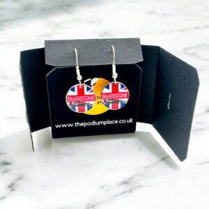 Silverstone British Grand Prix Drop/Dangle Earrings