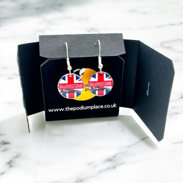Silverstone British Grand Prix Drop/Dangle Earrings