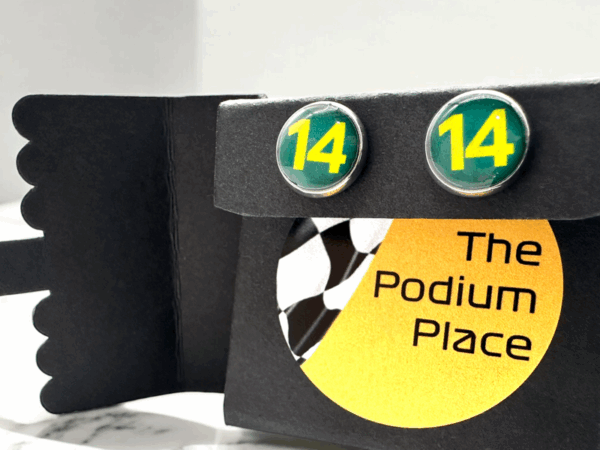 Fernando Alonso 14 Stud Earrings - Image 2